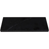 Shower Niche Shelf Nero Marquino Black Stone Tile - NH1246-12 inch-2 inchSTN