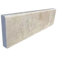 Stone Baseboard Cappuccino Beige Marble 