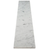 7 x 24 Saddle Threshold Italian White Carrara Polished Marble Stone - SDL20380