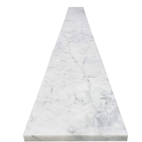 6 x 68 Saddle Threshold Italian White Carrara Marble Stone 5/8 Inches Thick 