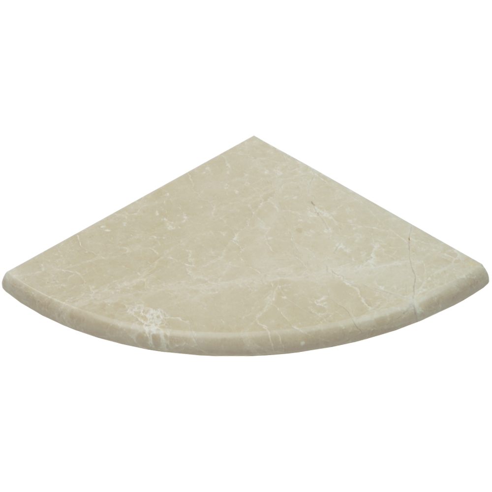 Bottichino Polished Marble Stone Bathroom Caddy Corner Shelf Bottichino-Marble-Stone-Bathroom-Caddy-Corner-Shelf