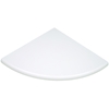 Bright White Bathroom Caddy Corner Shelf - CR10379inc