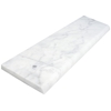 Shower Niche Shelf Carrara White Marble Polished Stone Tile Bullnose Edge - NH1262-3inch
