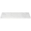 Shower Niche Shelf Italian White Carrara Polished Marble Stone Tile 5/8 inch Thick - NH1247-3inch