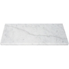 Shower Niche Shelf Italian White Carrara Honed Matte Finish Marble Stone Tile 5/8 Thickness - NH1234H-3inch