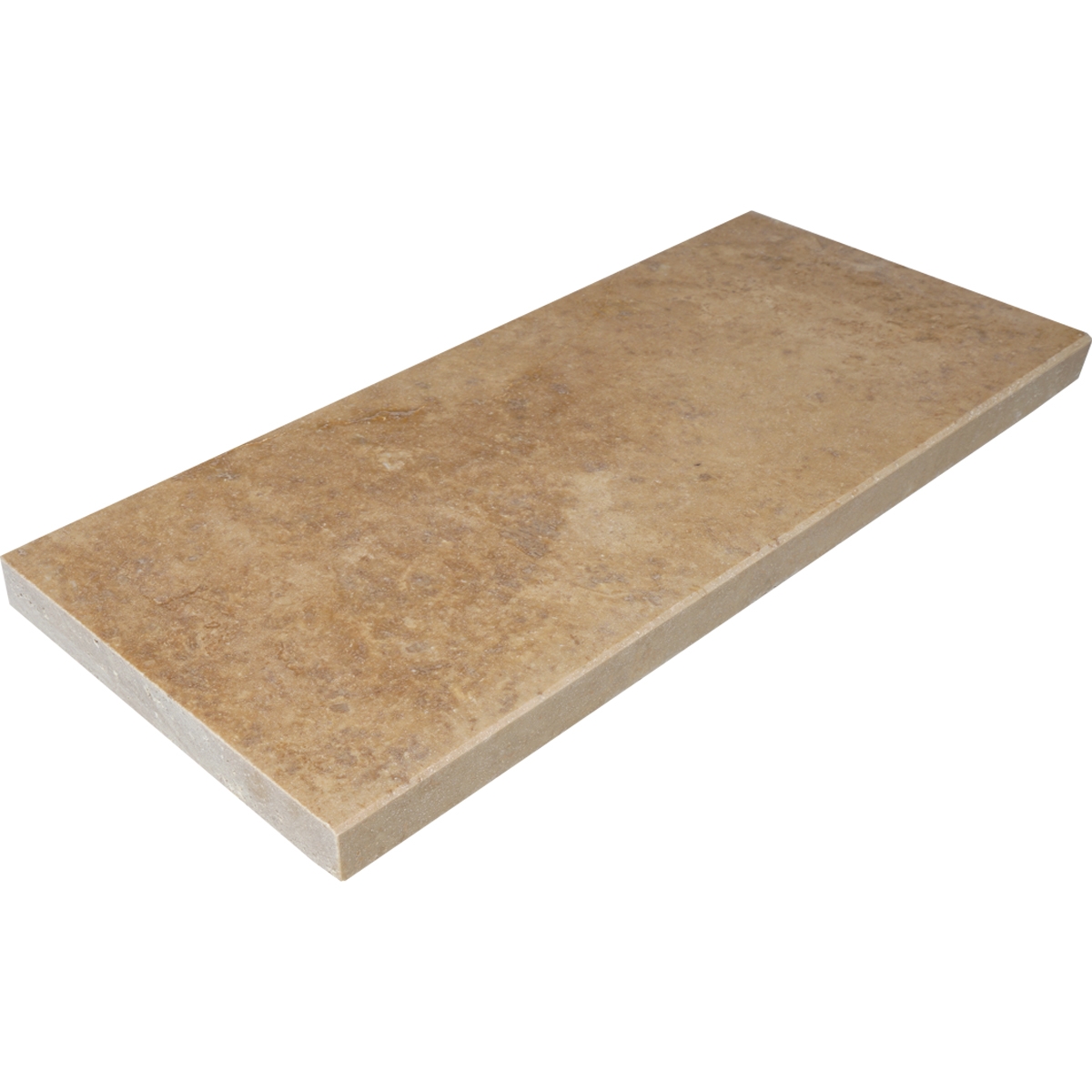Shower Niche Shelf Cafe Noche Travertine Stone Tile - NH1235-12inch-4inchSTN