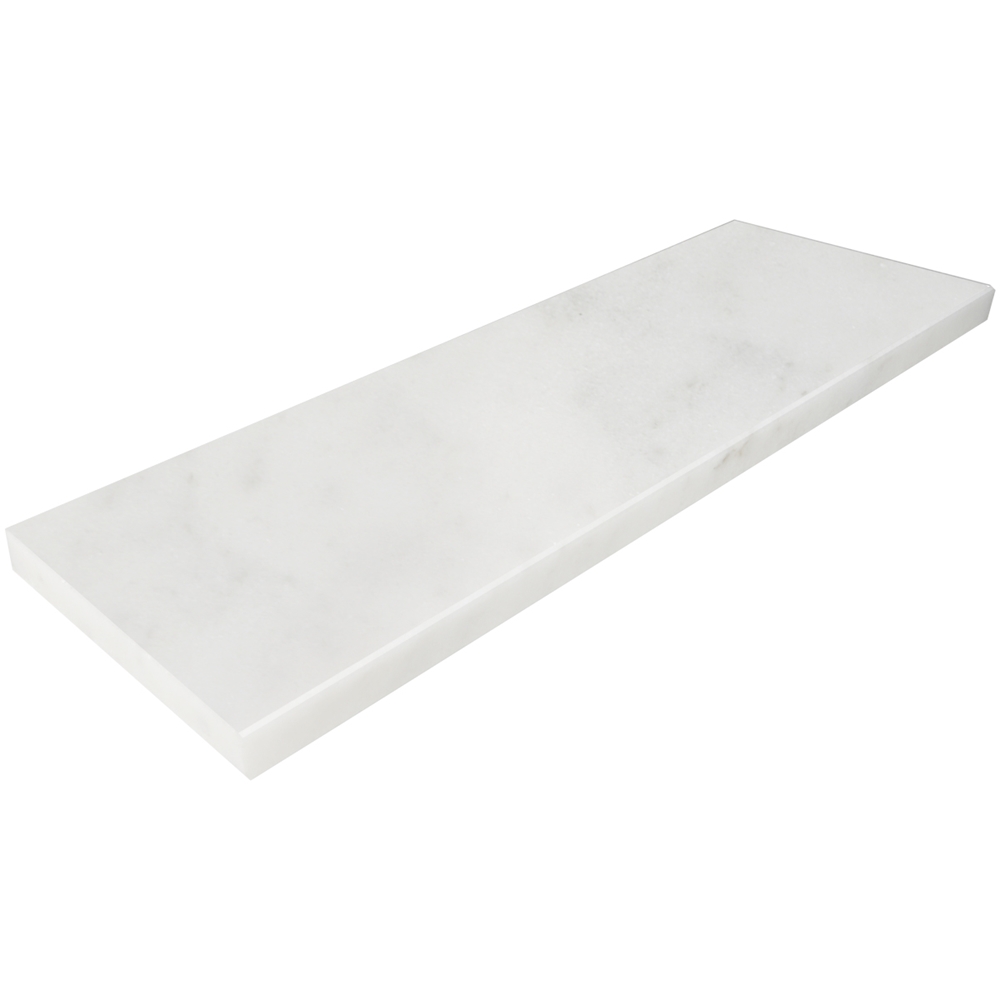 White Marble Stone  Shower Niche Shelf