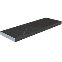 Shower Niche Shelf Nero Black Engineered Marble Stone Tile 