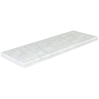 Shower Niche Shelf Italian White Carrara Polished Marble Stone Tile 5/8 inch Thick 