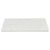 Bianco Carrara Stone Tile Shower Wall Cap  - SW1010-24inch