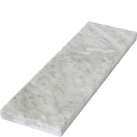 Shower Niche Shelf Italian White Carrara Polished Marble Stone Tile 