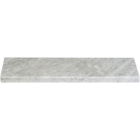 Vanity Backsplash Italian White Carrara Polished Marble Stone Tile 4x48 