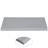 Shower Niche Shelf Midnight Grey Stone Tile Bullnose Edge - NH1266-2inch