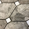 Diamond Mosaic Tile Shades Of Grey Dolomite Marble Polished - SOGEBLC