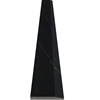 4 x 68 Saddle Threshold Hollywood Nero Marquino Black Stone - SDL10945