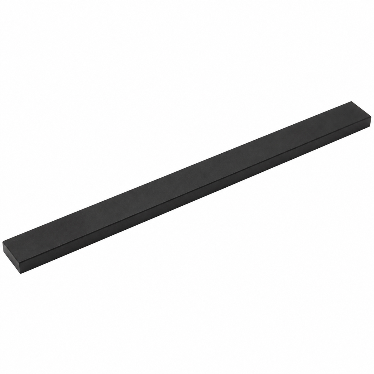 Absolute Black Honed Matte Finish Tile Liner Trim 