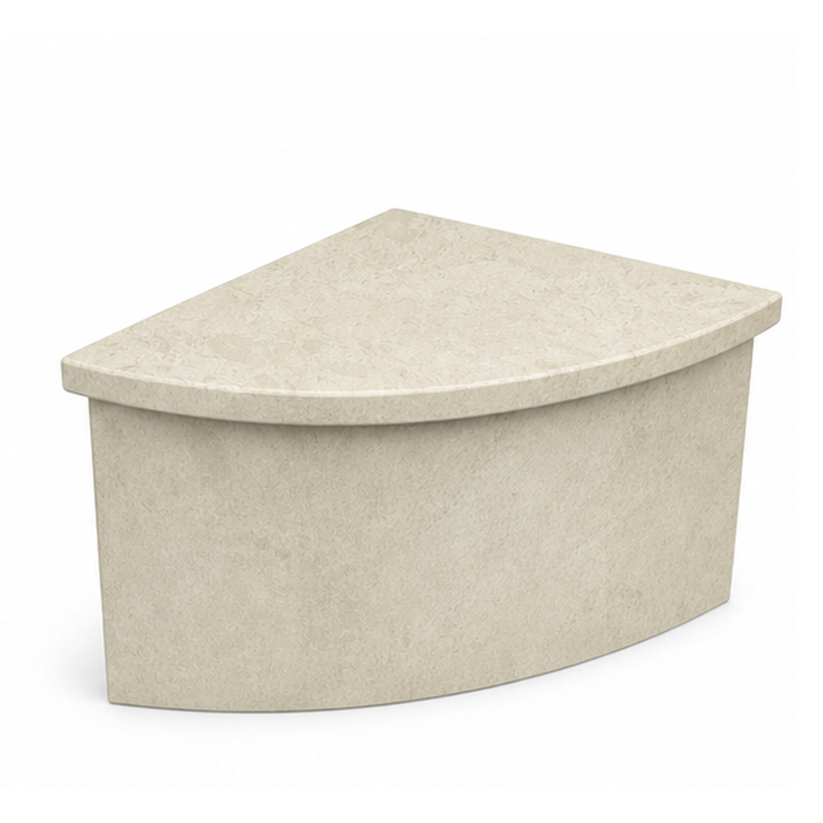 Madreperola Creamy Beige Stone Shower Corner Seat with Base Beige stone, Bathroom bench seat, Shower bench, Shower seat, Bathroom seating, Shower stool, Bathroom bench, Wall-mounted bench seat, Freestanding shower seat, Adjustable height bench seat, Waterproof bench seat, Slatted shower seat, Bathroom furniture, Shower corner seat