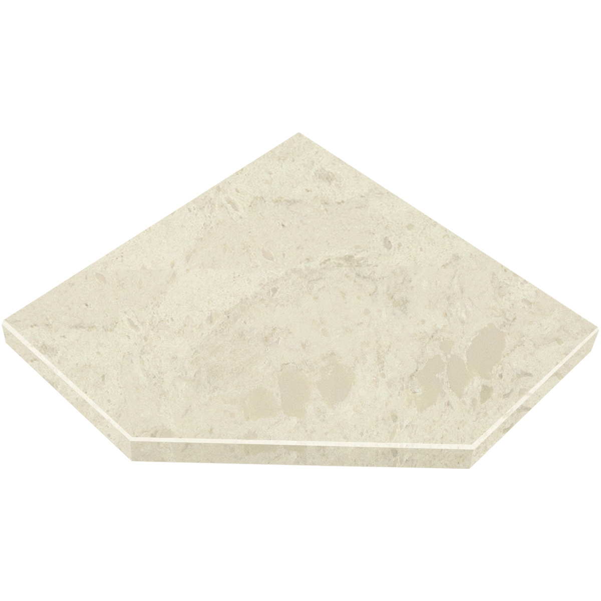 Madreperola Creamy Beige Stone Bathroom Caddy Stylish Corner Shelf Madreperola Creamy Beige Stone Bathroom Shower Caddy Corner Shelf