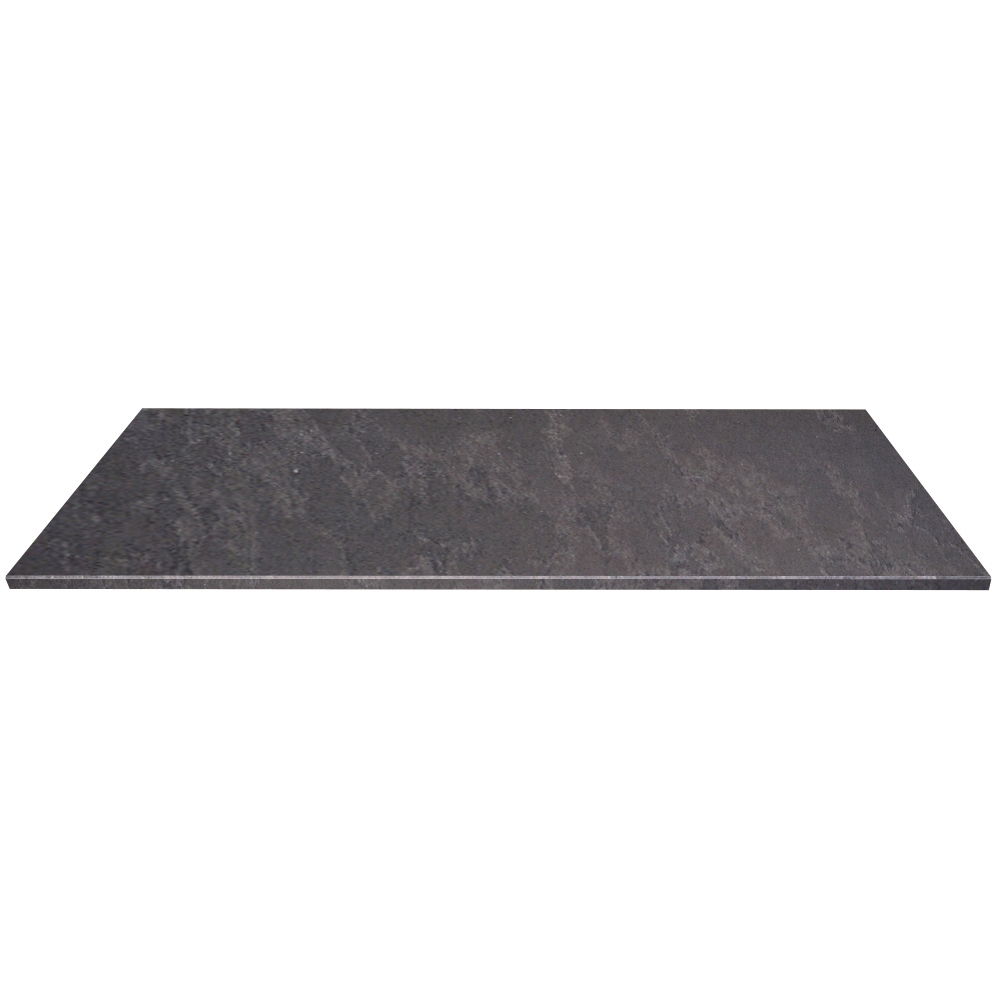 Shower Bench Seat Tile Dark Grey Stone