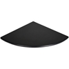 Absolute Black Honed Matte Granite Stone Shower Corner Seat 18 inches - SA5013