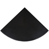 Absolute Black Polished Granite Stone Shower Corner Seat 18 inches - SA5012