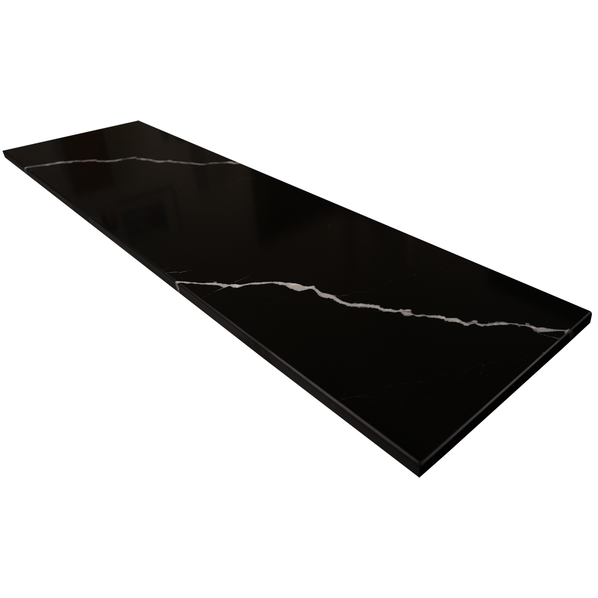 Shower Bench Seat Nero Marquino Black Stone