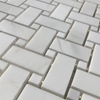 Basketweave Mosaic Tile Whole Dolomite Marble Polished - DMPGPB12