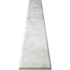 7 x 24 Bullnose Edge Saddle Threshold Italian White Carrara Honed Matte Marble Stone 