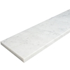 Shower Curb Italian White Carrara Polished Marble Stone - SCC1012-4x36