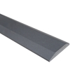 Side view of 5 x 48 Double Hollywood Saddle Threshold Dark Grey Stone shows the top surface finish, slope edge on both long sides