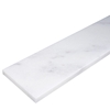 Shower Curb White Marble Polished Stone - SCW1018-4x36