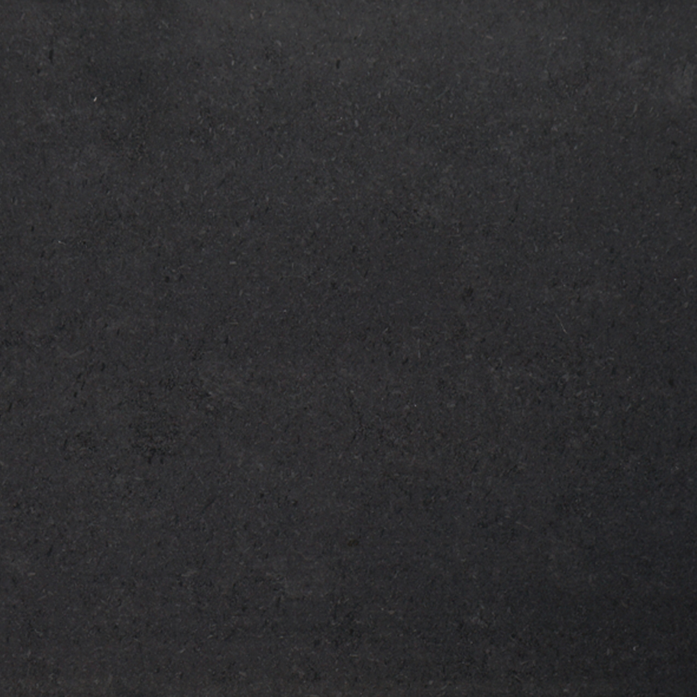 Top view of 10 x 48 Saddle Threshold Honed Absolute Black Granite Stone Matte Finish shows the bevel and finish on both long edges