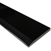 6 x 68 Hollywood Saddle Absolute Black Polished Granite Stone - SDL20467