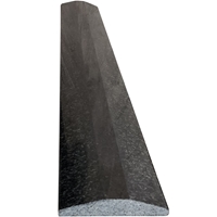 4 x 32 Double Hollywood Saddle Absolute Black Polished Granite Stone 
