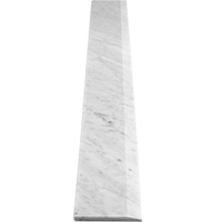 7 x 32 Hollywood Saddle Threshold Italian White Carrara Marble Stone 3/4 Inch Thick 
