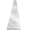 6 x 32 Hollywood Saddle Threshold Italian White Carrara Marble Stone 3/4 Inch Thick - IWC6X32H
