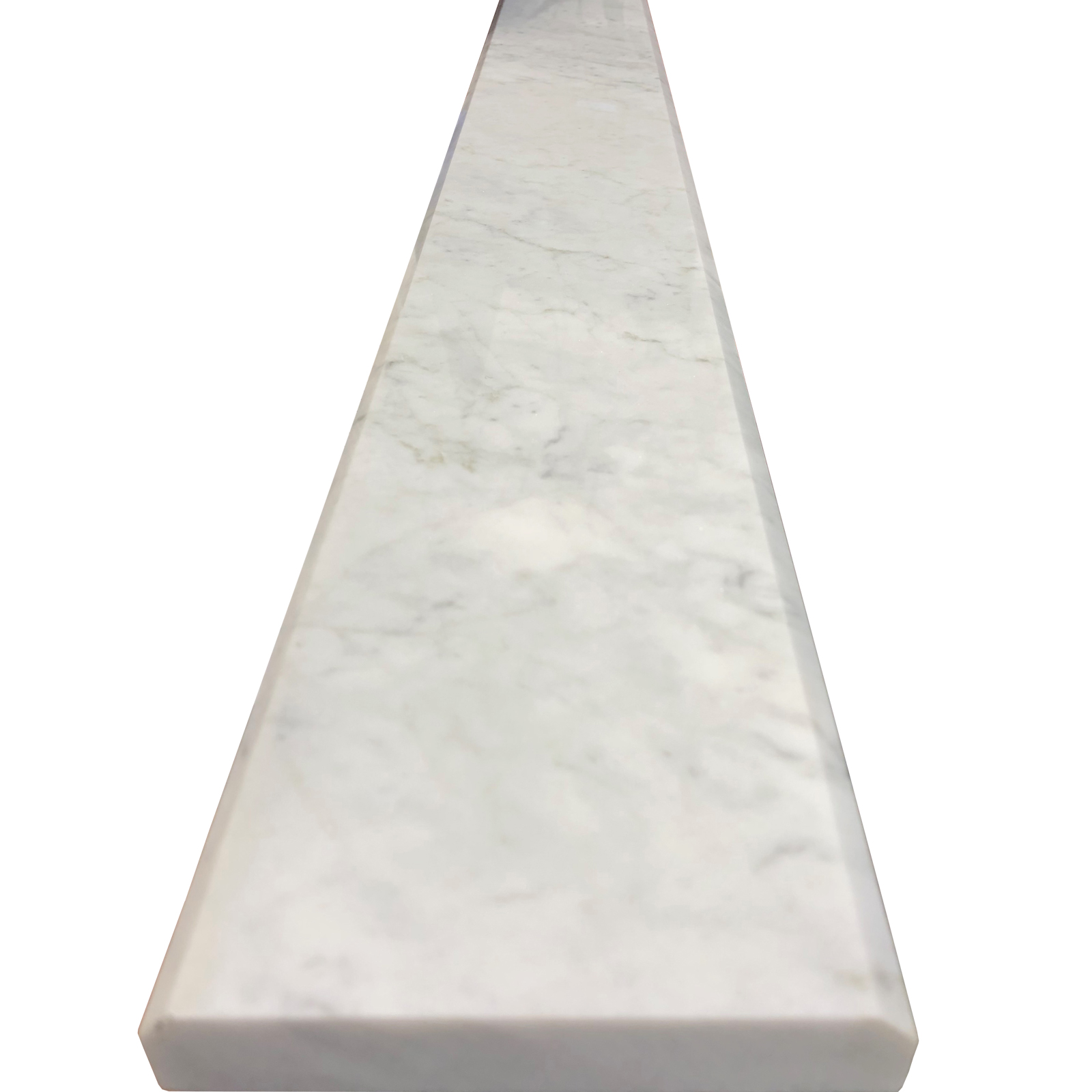 - Polished - Marble Saddle 5 x 36 Vogue Tile White Carrara Marble Threshold
