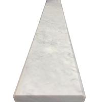 5 x 36 Saddle Threshold Italian White Carrara Marble Stone 