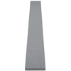 Close-up view of 4 x 48 Saddle Threshold Midnight Grey Stone shows the top surface finish and bevel on both long edges