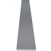 Close-up view of 6 x 24 Saddle Threshold Midnight Grey Stone shows the top surface finish and bevel on both long edges