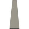 Close-up view of 6 x 40 Saddle Threshold Taupe Grey Stone shows the top surface finish and bevel on both long edges