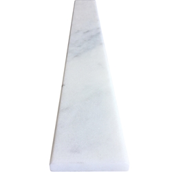 6 x 48 Saddle Threshold White Marble Stone 